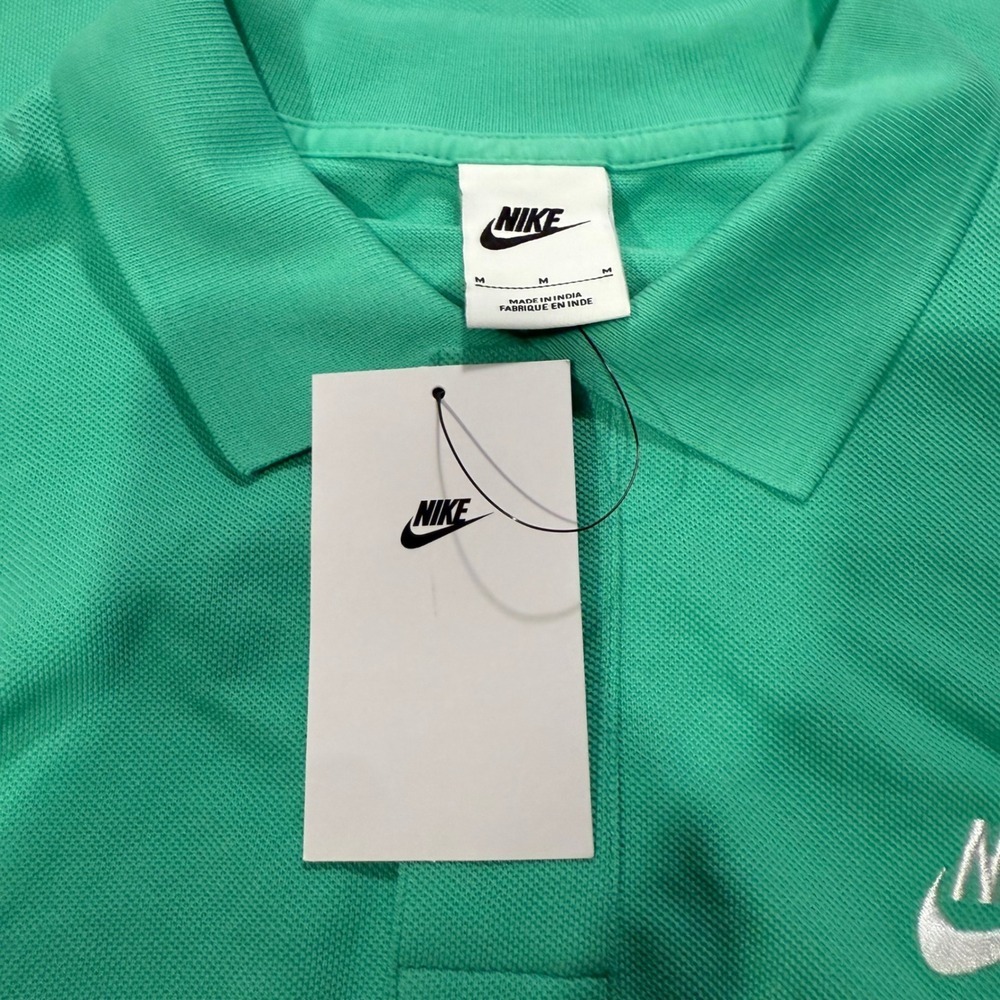 Nike‎ Mens Polo Shirt Green Short Sleeve Everyday Modern Fit Casual Top - Picture 3 of 5